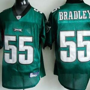 hiladelphia Eagles #55 Stewart Bradley GrNn AutheN